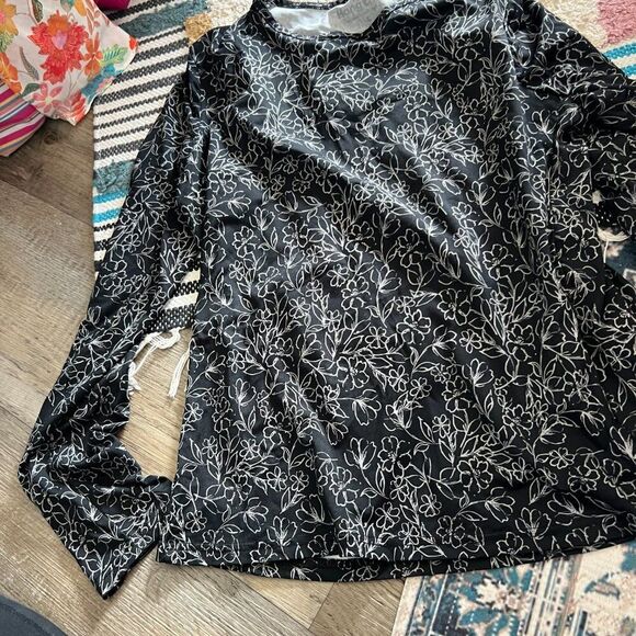 Hang Ten Ladies' Sun Tee UPF 50+ protection Black L - Picture 5 of 10